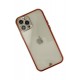 Newface iPhone 12 Pro Max Kılıf Liva Taşlı Silikon - Kırmızı Newface iPhone 12 Pro Max Kılıf Liva Taşlı Silikon - Kırmızı