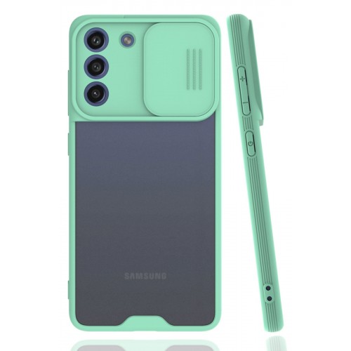 Newface Samsung Galaxy S21 FE Kılıf Platin Kamera Koruma Silikon - Açık Yeşil Newface Samsung Galaxy S21 FE Kılıf Platin Kamera Koruma Silikon - Açık Yeşil