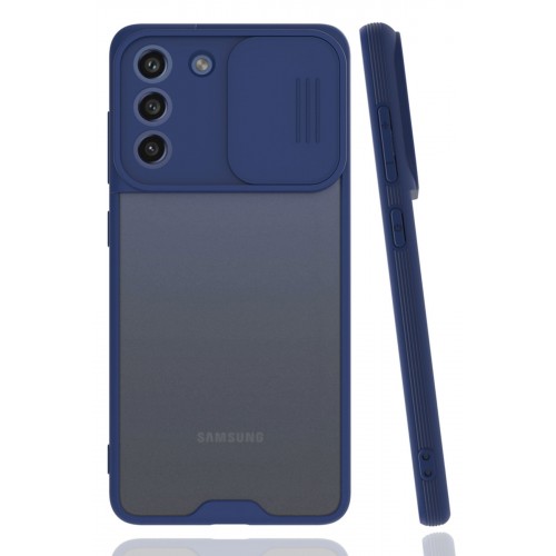 Newface Samsung Galaxy S21 FE Kılıf Platin Kamera Koruma Silikon - Lacivert Newface Samsung Galaxy S21 FE Kılıf Platin Kamera Koruma Silikon - Lacivert