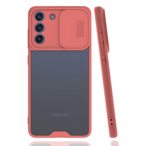Newface Samsung Galaxy S21 FE Kılıf Platin Kamera Koruma Silikon - Pembe Newface Samsung Galaxy S21 FE Kılıf Platin Kamera Koruma Silikon - Pembe