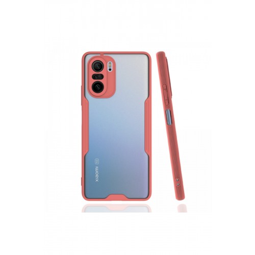 Newface Xiaomi Redmi K40 Kılıf Platin Silikon - Pembe Newface Xiaomi Redmi K40 Kılıf Platin Silikon - Pembe