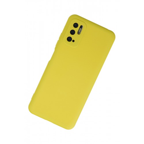 Newface Xiaomi Redmi Note 10 5G Kılıf Nano içi Kadife Silikon - Sarı Newface Xiaomi Redmi Note 10 5G Kılıf Nano içi Kadife Silikon - Sarı