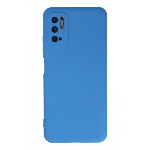 Newface Xiaomi Poco M3 Pro Kılıf Nano içi Kadife Silikon - Mavi Newface Xiaomi Poco M3 Pro Kılıf Nano içi Kadife Silikon - Mavi