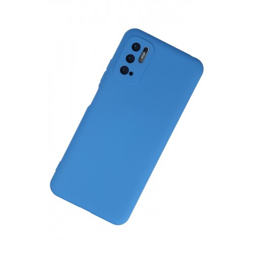 Newface Xiaomi Poco M3 Pro Kılıf Nano içi Kadife Silikon - Mavi Newface Xiaomi Poco M3 Pro Kılıf Nano içi Kadife Silikon - Mavi