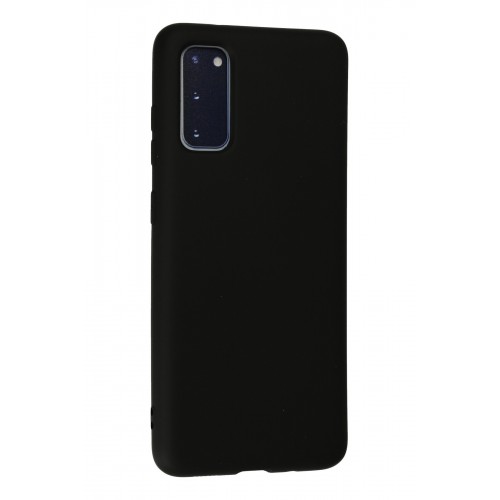 Newface Samsung Galaxy S20 Kılıf Nano içi Kadife Silikon - Siyah Newface Samsung Galaxy S20 Kılıf Nano içi Kadife Silikon - Siyah