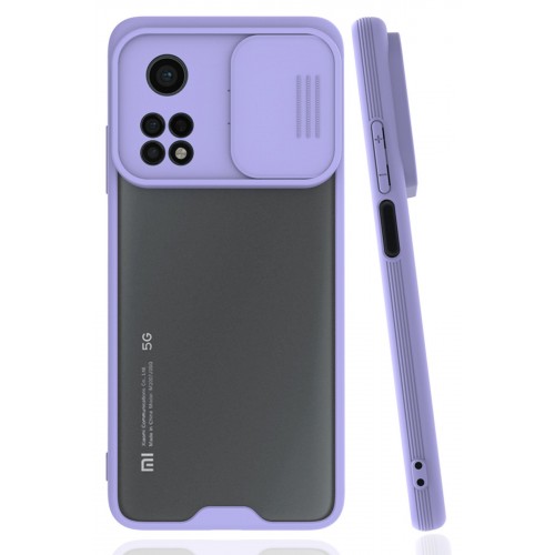 Newface Xiaomi Mi 10T Pro Kılıf Platin Kamera Koruma Silikon - Lila Newface Xiaomi Mi 10T Pro Kılıf Platin Kamera Koruma Silikon - Lila