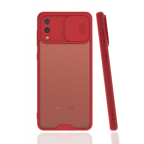 Newface Samsung Galaxy A02 Kılıf Platin Kamera Koruma Silikon - Kırmızı Newface Samsung Galaxy A02 Kılıf Platin Kamera Koruma Silikon - Kırmızı