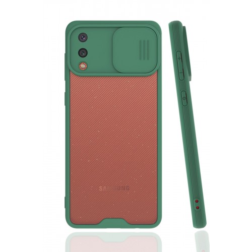 Newface Samsung Galaxy A02 Kılıf Platin Kamera Koruma Silikon - Yeşil Newface Samsung Galaxy A02 Kılıf Platin Kamera Koruma Silikon - Yeşil