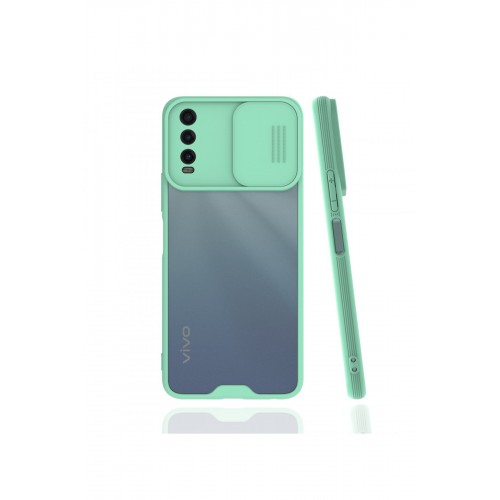 Newface Vivo Y20 Kılıf Platin Kamera Koruma Silikon - Açık Yeşil Newface Vivo Y20 Kılıf Platin Kamera Koruma Silikon - Açık Yeşil