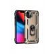 Newface iPhone 13 Kılıf Sofya Yüzüklü Silikon Kapak - Gold Newface iPhone 13 Kılıf Sofya Yüzüklü Silikon Kapak - Gold