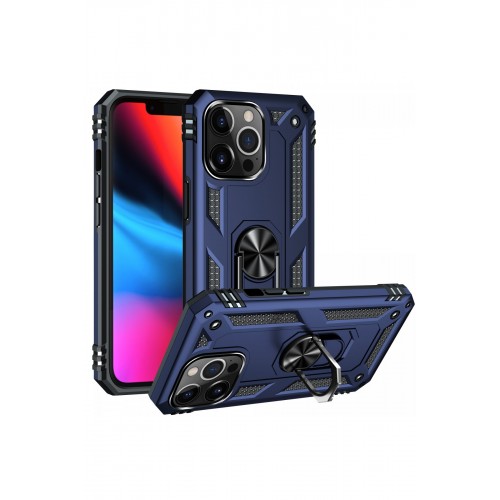 Newface iPhone 13 Pro Kılıf Sofya Yüzüklü Silikon Kapak - Lacivert Newface iPhone 13 Pro Kılıf Sofya Yüzüklü Silikon Kapak - Lacivert