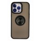 Newface iPhone 13 Pro Kılıf Montreal Yüzüklü Silikon Kapak - Siyah Newface iPhone 13 Pro Kılıf Montreal Yüzüklü Silikon Kapak - Siyah