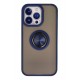Newface iPhone 13 Pro Kılıf Montreal Yüzüklü Silikon Kapak - Lacivert Newface iPhone 13 Pro Kılıf Montreal Yüzüklü Silikon Kapak - Lacivert
