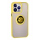 Newface iPhone 13 Pro Max Kılıf Montreal Yüzüklü Silikon Kapak - Sarı Newface iPhone 13 Pro Max Kılıf Montreal Yüzüklü Silikon Kapak - Sarı