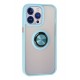 Newface iPhone 13 Pro Max Kılıf Montreal Yüzüklü Silikon Kapak - Buz Mavi Newface iPhone 13 Pro Max Kılıf Montreal Yüzüklü Silikon Kapak - Buz Mavi