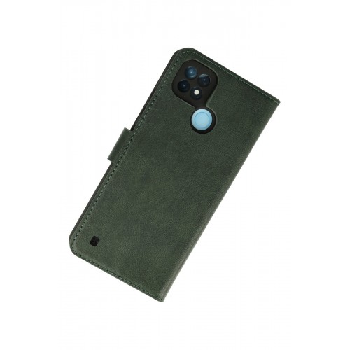 Newface Realme C21 Kılıf Trend S Plus Kapaklı Kılıf - Yeşil Newface Realme C21 Kılıf Trend S Plus Kapaklı Kılıf - Yeşil