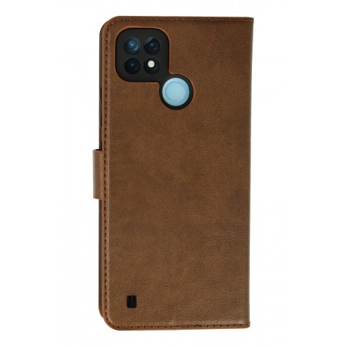 Newface Realme C21 Kılıf Trend S Plus Kapaklı Kılıf - Taba Newface Realme C21 Kılıf Trend S Plus Kapaklı Kılıf - Taba