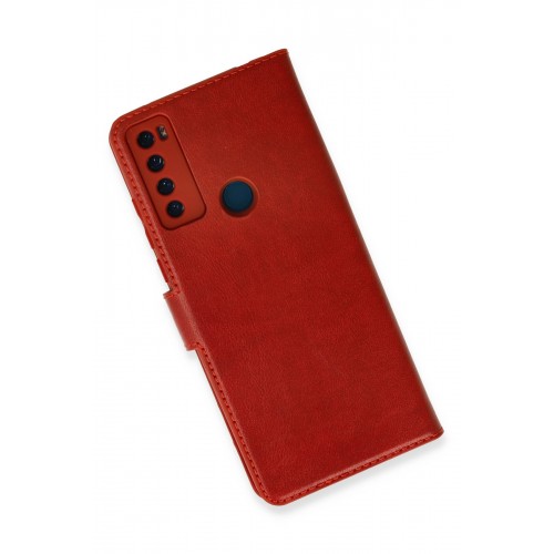Newface TCL 20 SE Kılıf Trend S Plus Kapaklı Kılıf - Kırmızı Newface TCL 20 SE Kılıf Trend S Plus Kapaklı Kılıf - Kırmızı
