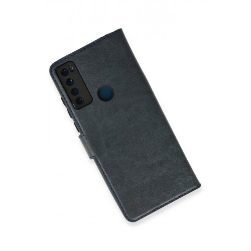 Newface TCL 20 SE Kılıf Trend S Plus Kapaklı Kılıf - Lacivert Newface TCL 20 SE Kılıf Trend S Plus Kapaklı Kılıf - Lacivert