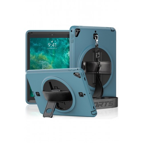Newface iPad Air 2 9.7 Kılıf Strap-C Otterbox Tablet Kapak - Mavi Newface iPad Air 2 9.7 Kılıf Strap-C Otterbox Tablet Kapak - Mavi