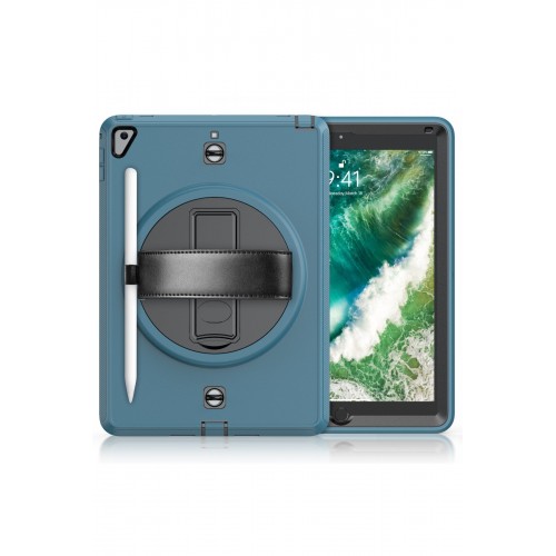 Newface iPad Air 2 9.7 Kılıf Strap-C Otterbox Tablet Kapak - Mavi Newface iPad Air 2 9.7 Kılıf Strap-C Otterbox Tablet Kapak - Mavi