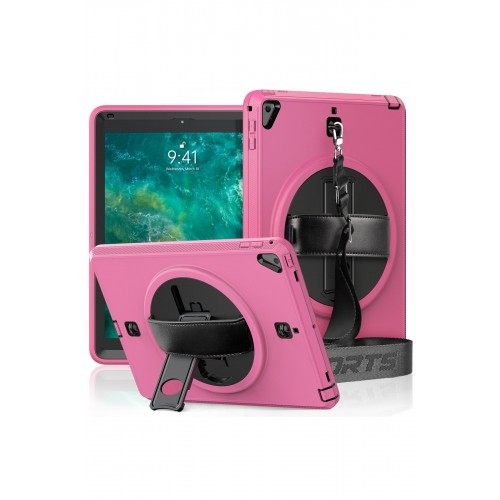 Newface iPad Air 2 9.7 Kılıf Strap-C Otterbox Tablet Kapak - Pembe Newface iPad Air 2 9.7 Kılıf Strap-C Otterbox Tablet Kapak - Pembe