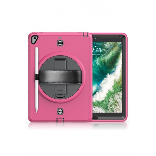 Newface iPad Air 2 9.7 Kılıf Strap-C Otterbox Tablet Kapak - Pembe Newface iPad Air 2 9.7 Kılıf Strap-C Otterbox Tablet Kapak - Pembe