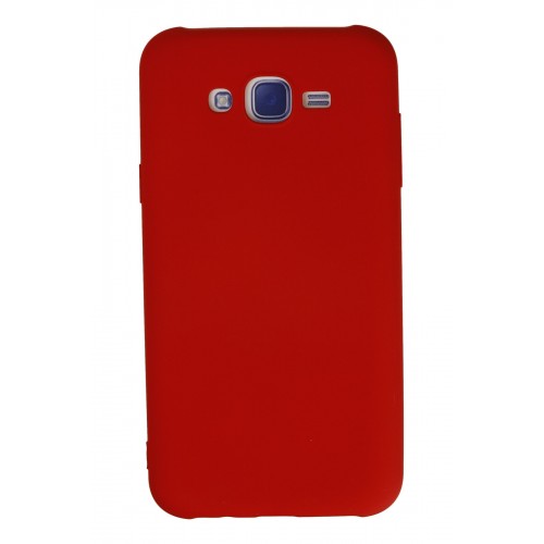 Newface Samsung Galaxy J7 Kılıf Nano içi Kadife Silikon - Kırmızı Newface Samsung Galaxy J7 Kılıf Nano içi Kadife Silikon - Kırmızı