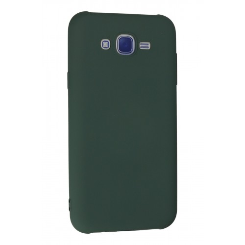 Newface Samsung Galaxy J7 Kılıf Nano içi Kadife Silikon - Koyu Yeşil Newface Samsung Galaxy J7 Kılıf Nano içi Kadife Silikon - Koyu Yeşil