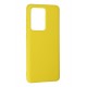 Newface Samsung Galaxy S20 Ultra Kılıf Nano içi Kadife Silikon - Sarı Newface Samsung Galaxy S20 Ultra Kılıf Nano içi Kadife Silikon - Sarı