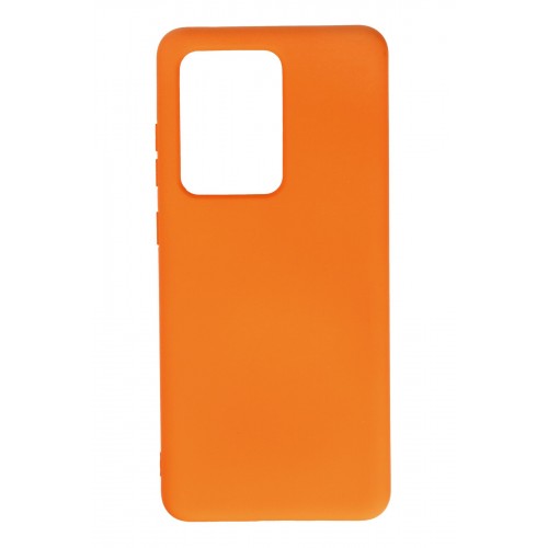 Newface Samsung Galaxy S20 Ultra Kılıf Nano içi Kadife Silikon - Turuncu Newface Samsung Galaxy S20 Ultra Kılıf Nano içi Kadife Silikon - Turuncu