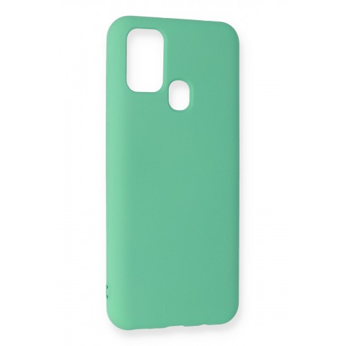 Newface Samsung Galaxy M31 Kılıf Nano içi Kadife Silikon - Turkuaz Newface Samsung Galaxy M31 Kılıf Nano içi Kadife Silikon - Turkuaz
