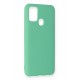 Newface Samsung Galaxy M31 Kılıf Nano içi Kadife Silikon - Turkuaz Newface Samsung Galaxy M31 Kılıf Nano içi Kadife Silikon - Turkuaz