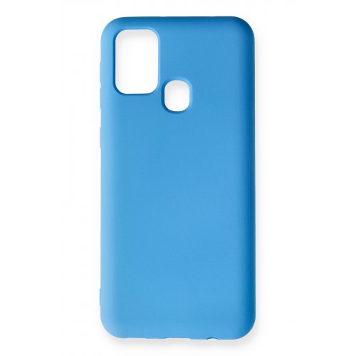 Newface Samsung Galaxy M31 Kılıf Nano içi Kadife Silikon - Mavi Newface Samsung Galaxy M31 Kılıf Nano içi Kadife Silikon - Mavi