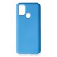Newface Samsung Galaxy M31 Kılıf Nano içi Kadife Silikon - Mavi Newface Samsung Galaxy M31 Kılıf Nano içi Kadife Silikon - Mavi