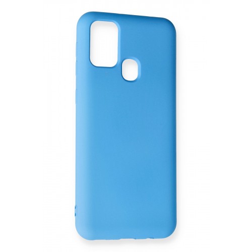 Newface Samsung Galaxy M31 Kılıf Nano içi Kadife Silikon - Mavi Newface Samsung Galaxy M31 Kılıf Nano içi Kadife Silikon - Mavi