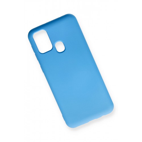 Newface Samsung Galaxy M31 Kılıf Nano içi Kadife Silikon - Mavi Newface Samsung Galaxy M31 Kılıf Nano içi Kadife Silikon - Mavi