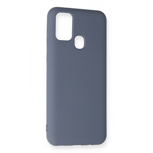 Newface Samsung Galaxy M31 Kılıf Nano içi Kadife Silikon - Gri Newface Samsung Galaxy M31 Kılıf Nano içi Kadife Silikon - Gri