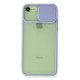Newface iPhone SE 2020 Kılıf Palm Buzlu Kamera Sürgülü Silikon - Lila Newface iPhone SE 2020 Kılıf Palm Buzlu Kamera Sürgülü Silikon - Lila