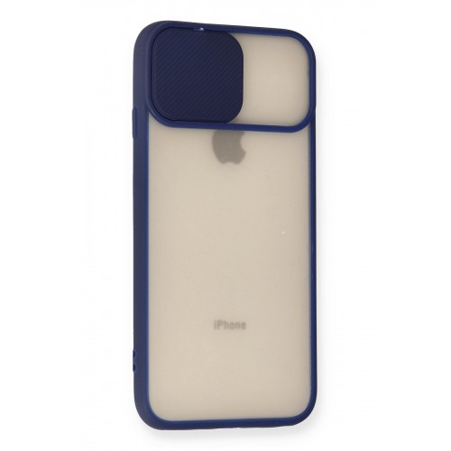 Newface iPhone SE 2020 Kılıf Palm Buzlu Kamera Sürgülü Silikon - Lacivert Newface iPhone SE 2020 Kılıf Palm Buzlu Kamera Sürgülü Silikon - Lacivert