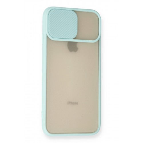 Newface iPhone SE 2020 Kılıf Palm Buzlu Kamera Sürgülü Silikon - Turkuaz Newface iPhone SE 2020 Kılıf Palm Buzlu Kamera Sürgülü Silikon - Turkuaz