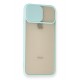 Newface iPhone SE 2020 Kılıf Palm Buzlu Kamera Sürgülü Silikon - Turkuaz Newface iPhone SE 2020 Kılıf Palm Buzlu Kamera Sürgülü Silikon - Turkuaz