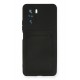 Newface Xiaomi Redmi K40 Pro Kılıf Kelvin Kartvizitli Silikon - Siyah Newface Xiaomi Redmi K40 Pro Kılıf Kelvin Kartvizitli Silikon - Siyah