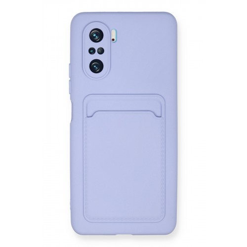 Newface Xiaomi Redmi K40 Pro Kılıf Kelvin Kartvizitli Silikon - Lila Newface Xiaomi Redmi K40 Pro Kılıf Kelvin Kartvizitli Silikon - Lila