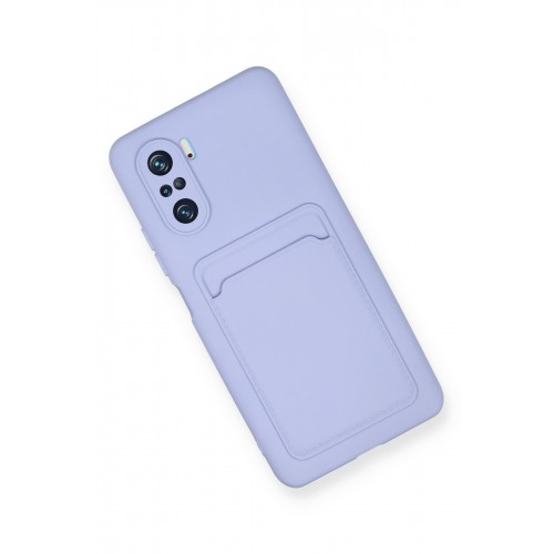Newface Xiaomi Redmi K40 Pro Kılıf Kelvin Kartvizitli Silikon - Lila Newface Xiaomi Redmi K40 Pro Kılıf Kelvin Kartvizitli Silikon - Lila