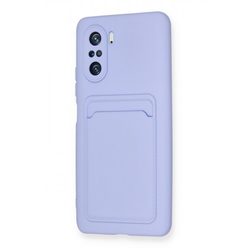 Newface Xiaomi Redmi K40 Pro Kılıf Kelvin Kartvizitli Silikon - Lila Newface Xiaomi Redmi K40 Pro Kılıf Kelvin Kartvizitli Silikon - Lila