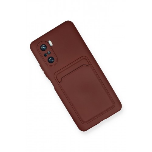 Newface Xiaomi Redmi K40 Pro Kılıf Kelvin Kartvizitli Silikon - Bordo Newface Xiaomi Redmi K40 Pro Kılıf Kelvin Kartvizitli Silikon - Bordo