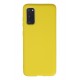 Newface Samsung Galaxy S20 Kılıf Nano içi Kadife Silikon - Sarı Newface Samsung Galaxy S20 Kılıf Nano içi Kadife Silikon - Sarı