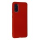 Newface Samsung Galaxy S20 Kılıf Nano içi Kadife Silikon - Kırmızı Newface Samsung Galaxy S20 Kılıf Nano içi Kadife Silikon - Kırmızı