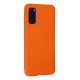 Newface Samsung Galaxy S20 Kılıf Nano içi Kadife Silikon - Turuncu Newface Samsung Galaxy S20 Kılıf Nano içi Kadife Silikon - Turuncu